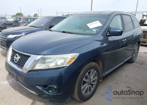 2015 Nissan Pathfinder S z USA, uszkodzony, nr VIN 5N1AR2MN5FC625203